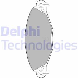 DELPHI LP1655 Set placute frana, frana disc
