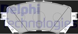 DELPHI LP2487 Set placute frana, frana disc