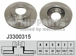 NIPPARTS J3300315 Disc frana