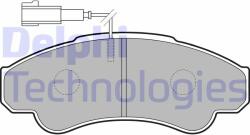 DELPHI LP1751 Set placute frana, frana disc
