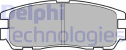 DELPHI LP965 Set placute frana, frana disc