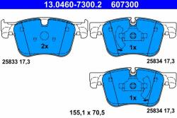 ATE 13.0460-7300.2 Set placute frana, frana disc