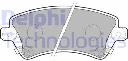 DELPHI LP1737 Set placute frana, frana disc