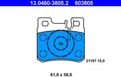 ATE 13.0460-3805.2 Set placute frana, frana disc