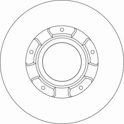 TRW DF6963S Disc frana