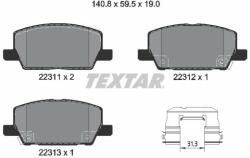 TEXTAR 2231102 Set placute frana, frana disc
