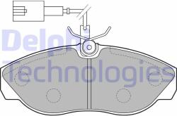 DELPHI LP1748 Set placute frana, frana disc