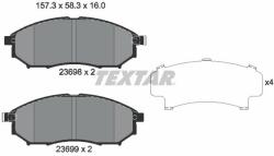 TEXTAR 2369801 Set placute frana, frana disc