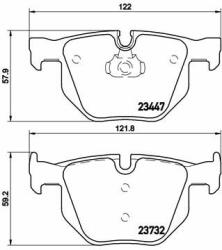 BREMBO P06056 Set placute frana, frana disc