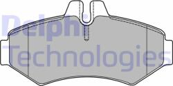 DELPHI LP1437 Set placute frana, frana disc