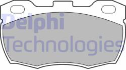 DELPHI LP506 Set placute frana, frana disc