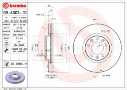 BREMBO 09.8303. 11 Disc frana