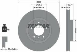 TEXTAR 92071103 Disc frana