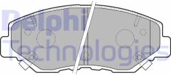 DELPHI LP1806 Set placute frana, frana disc
