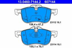 ATE 13.0460-7144.2 Set placute frana, frana disc