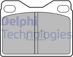 DELPHI LP89 Set placute frana, frana disc