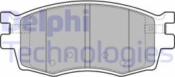 DELPHI LP1951 Set placute frana, frana disc