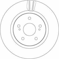 TRW DF7371S Disc frana - auto-piesa