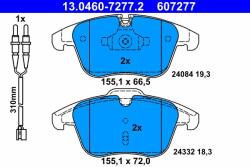 ATE 13.0460-7277.2 Set placute frana, frana disc