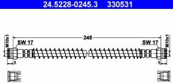 ATE 24.5228-0245.3 Furtun frana