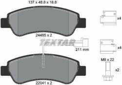 TEXTAR 2446503 Set placute frana, frana disc