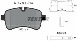 TEXTAR 2923201 Set placute frana, frana disc