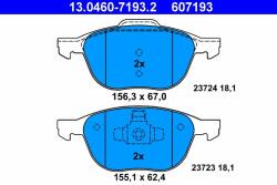 ATE 13.0460-7193.2 Set placute frana, frana disc