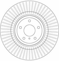 TRW DF6498S Disc frana