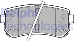 DELPHI LP1952 Set placute frana, frana disc