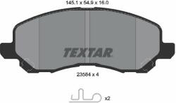 TEXTAR 2358401 Set placute frana, frana disc