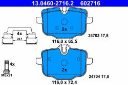 ATE 13.0460-2716.2 Set placute frana, frana disc