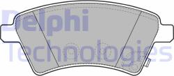 DELPHI LP1966 Set placute frana, frana disc