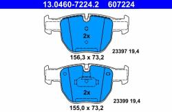 ATE 13.0460-7224.2 Set placute frana, frana disc
