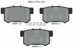TEXTAR 2423101 Set placute frana, frana disc
