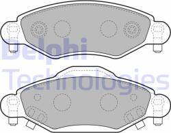 DELPHI LP1840 Set placute frana, frana disc