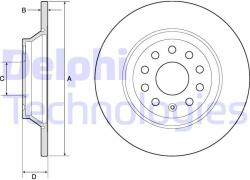 DELPHI BG4751C Disc frana