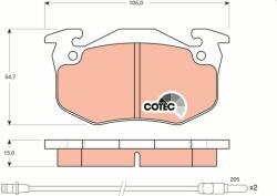 TRW GDB328 Set placute frana, frana disc