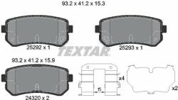 TEXTAR 2529201 Set placute frana, frana disc