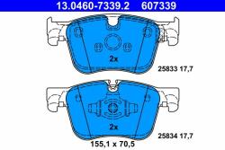 ATE 13.0460-7339.2 Set placute frana, frana disc