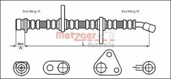 METZGER 4113500 Furtun frana