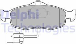 DELPHI LP781 Set placute frana, frana disc