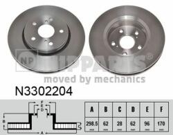 NIPPARTS N3302204 Disc frana