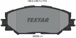 TEXTAR 2433601 Set placute frana, frana disc