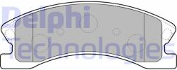 DELPHI LP1906 Set placute frana, frana disc