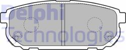 DELPHI LP1850 Set placute frana, frana disc