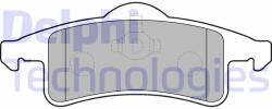 DELPHI LP1558 Set placute frana, frana disc