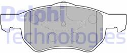 DELPHI LP1818 Set placute frana, frana disc