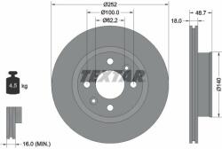 TEXTAR 92196503 Disc frana