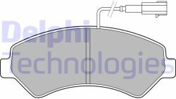 DELPHI LP2492 Set placute frana, frana disc