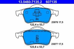 ATE 13.0460-7135.2 Set placute frana, frana disc